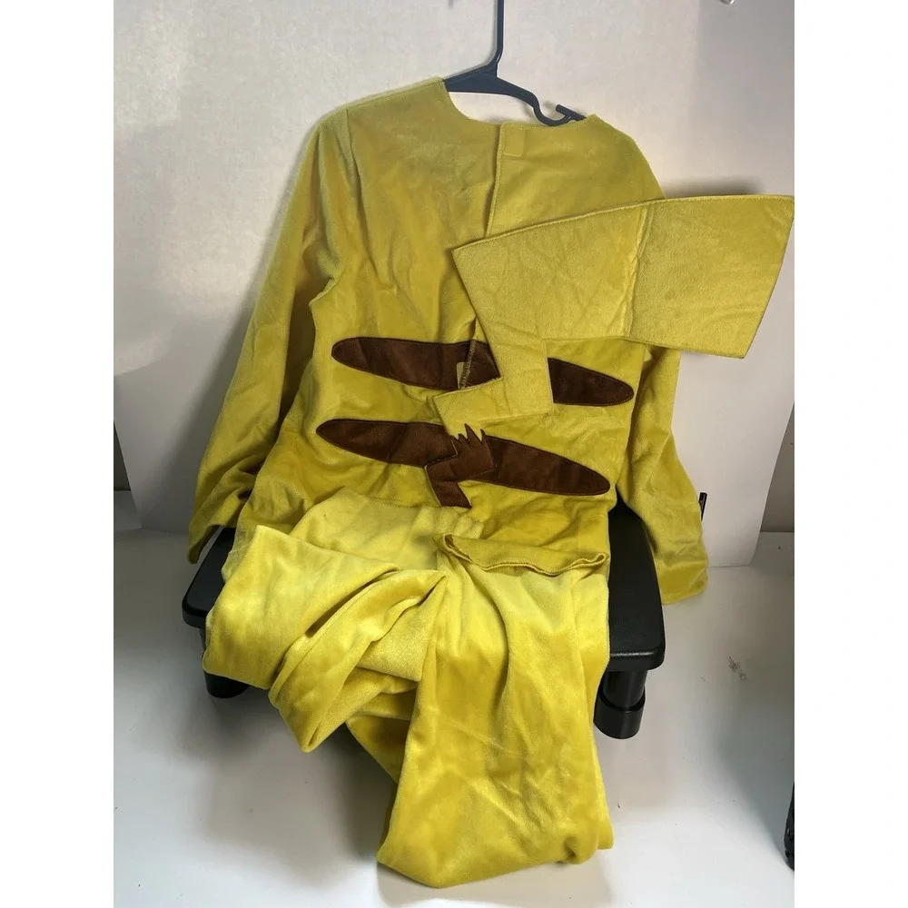 Pikachu Pokémon Kids Costume Size M 7/8 Disguise Licensed NO‎ MASK Pre-Owned